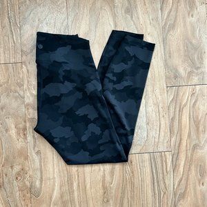 Lululemon InStill High-Rise Tight 25" Camo Deep Coal Multi SIZE 6
